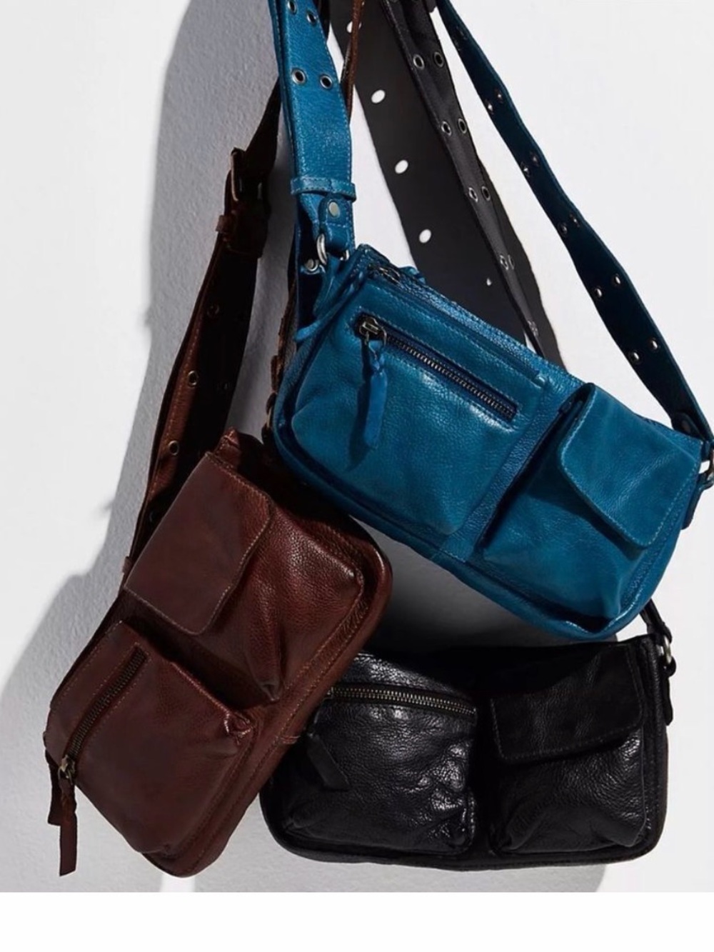 Free People Wade crossbody bag black